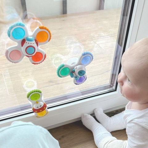 WOOPIE BABY Spinner Zabawka Sensoryczna Rakieta Kosmita Ufo 3 szt. Woopie