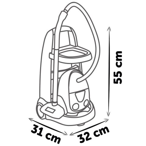 SMOBY Wózek Do Sprzątania z Odkurzaczem Smoby