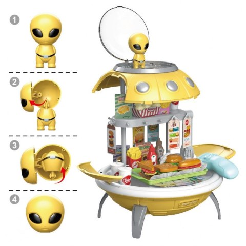 WOOPIE Sklep Fast Food 3w1 Plecak Projektor UFO 60 el. Woopie