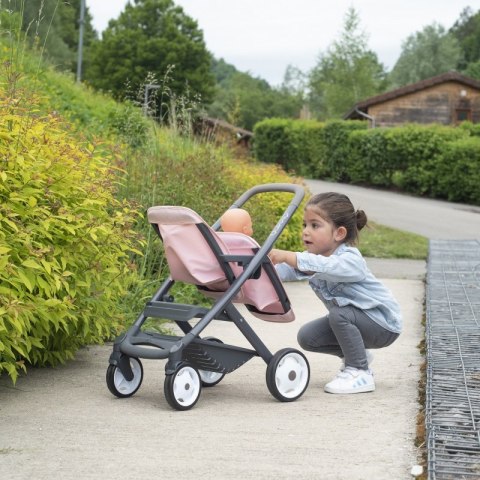 SMOBY Wózek dla Lalek Maxi Cosi Quinny Spacerówka dla bliźniąt Smoby