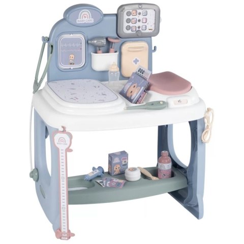 SMOBY Baby Care Centrum Medyczne Opieki dla Lalek z Elektronicznym Tabletem + 24 akc. Smoby