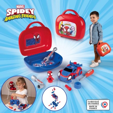 SMOBY Walizka z Narzędziami Spidey Samochód do Skręcania Smoby