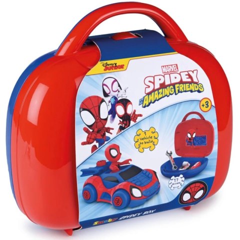 SMOBY Walizka z Narzędziami Spidey Samochód do Skręcania Smoby