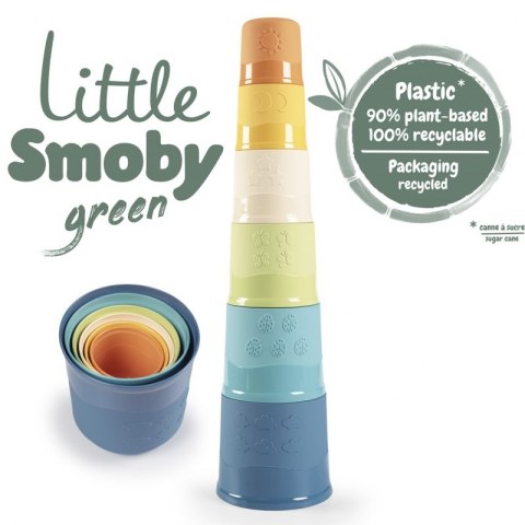 SMOBY Little Green Magiczna Wieża Bioplastik 6el. Smoby