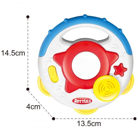 WOOPIE BABY Interaktywny Tamburyn Zabawka Muzyczna Woopie