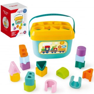 WOOPIE BABY Sorter 2w1 Skrzynka Walizka + Nauka Alfabetu i Kształtów Woopie