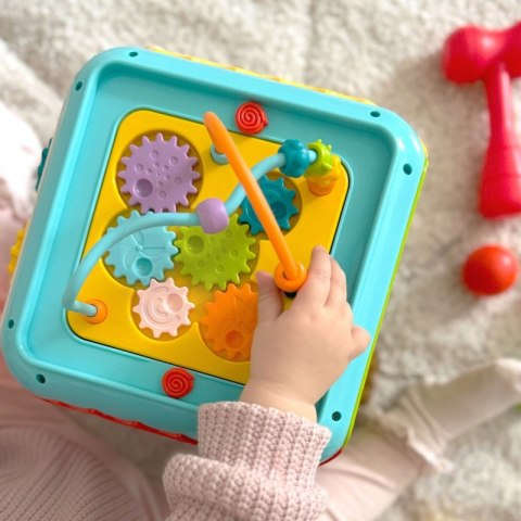 WOOPIE BABY Wielofunkcyjna Kostka Aktywności Montessori 6w1 - 18m+ Woopie