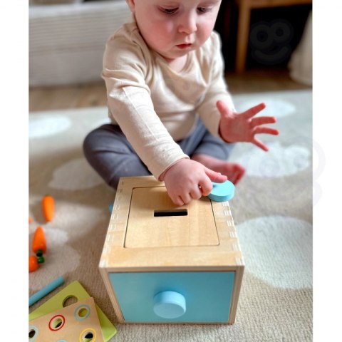 WOOPIE GREEN Drewniana Szuflada Edukacyjna Sorter Montessori Woopie