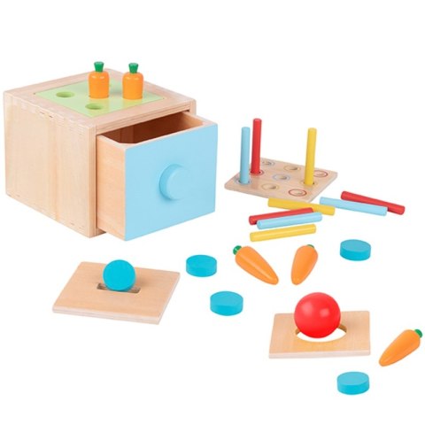 WOOPIE GREEN Drewniana Szuflada Edukacyjna Sorter Montessori Woopie