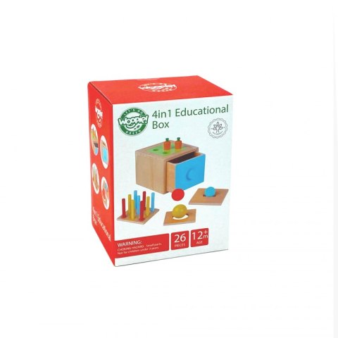 WOOPIE GREEN Drewniana Szuflada Edukacyjna Sorter Montessori Woopie