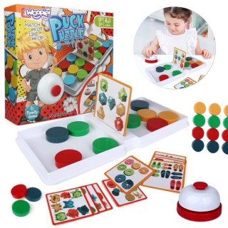 WOOPIE Gra Logiczna Układanka Wzorów PUCK PUZZLE 3+ Woopie