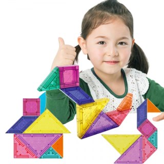 WOOPIE Tangram Klocki Magnetyczne Puzzle 3D Woopie