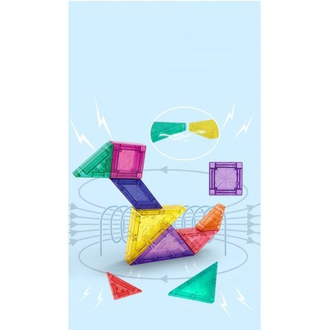 WOOPIE Tangram Klocki Magnetyczne Puzzle 3D Woopie