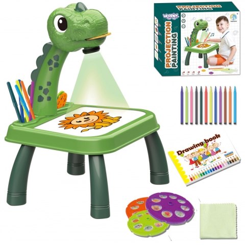 WOOPIE Drawing Board Dinosaur Projector + Markers Woopie