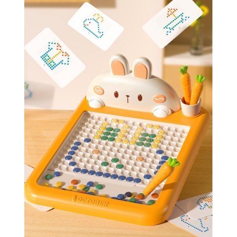 WOOPIE Tablica Magnetyczna Montessori MagPad Do Rysowania Królik Marchewka Woopie