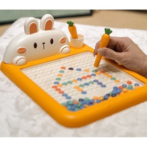 WOOPIE Tablica Magnetyczna Montessori MagPad Do Rysowania Królik Marchewka Woopie