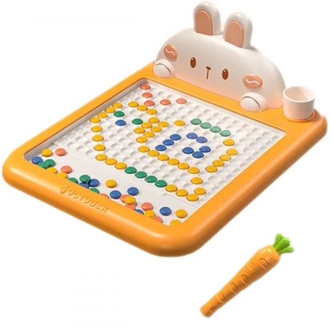 WOOPIE Tablica Magnetyczna Montessori MagPad Do Rysowania Królik Marchewka Woopie