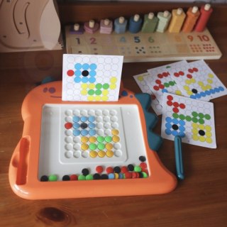 WOOPIE Tablica Magnetyczna dla Dzieci Montessori MagPad Dinozaur Woopie