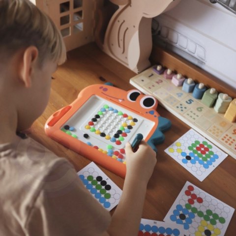 WOOPIE Tablica Magnetyczna dla Dzieci Montessori MagPad Dinozaur Woopie