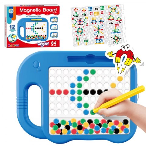 WOOPIE Tablica Magnetyczna dla Dzieci Montessori MagPad Słonik- Zestaw 12 Szt. Woopie