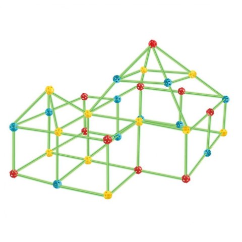 WOOPIE Duże Klocki Konstrukcyjne Namiot Słomki Rurki Świecące w Ciemności 128 el. - 3 szt Woopie