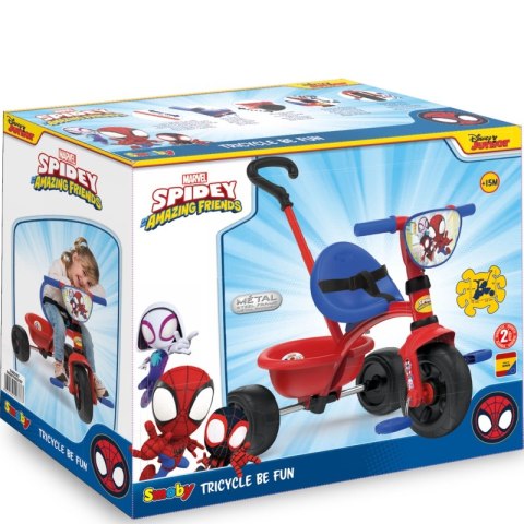 SMOBY Rowerek Trójkołowy Be Fun Spidey Smoby