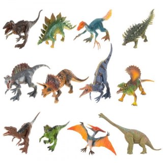 WOOPIE Duży Zestaw Figurki Dinozaury XXL + Mata "Prehistoryczny Świat" Woopie