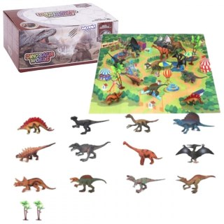 WOOPIE Zestaw Figurki Dinozaury XL + Mata Woopie