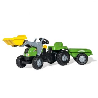 Rolly Toys rollyKid-X Traktor na pedały z Łyżką i Przyczepą Rolly Toys