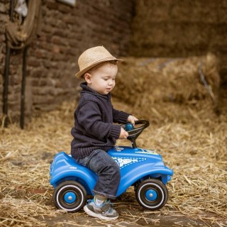 BIG Jeździk Pchacz Bobby Car Policja Dźwięk Big