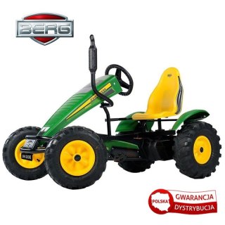 BERG Gokart na pedały XL John Deere BFR Pompowane koła od 5 lat do 100 kg Berg