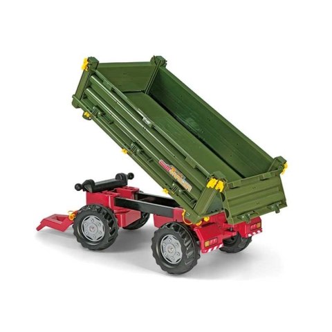 Rolly Toys rollyTrailer Przyczepa Rolly Multi dwuosiowa zielona Rolly Toys