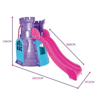 WOOPIE Zamek Wieża ze Zjeżdżalnią Domek Plac Zabaw dla Dzieci Woopie