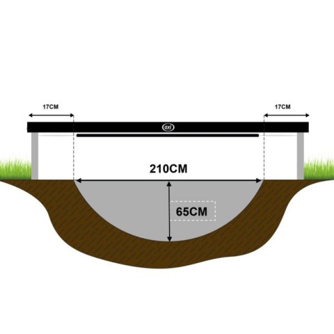 Axi Trampolina Bostonn 244 cm + Siatka AXI