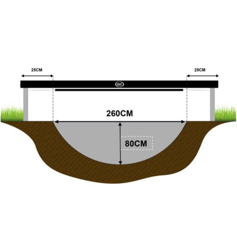 Axi Trampolina Bostonn 305 cm + Siatka AXI