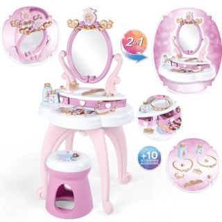 SMOBY Disney Princess Toaletka 2w1 + 10 akcesoriów Smoby