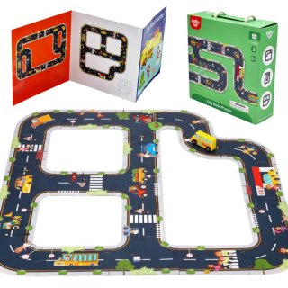 TOOKY TOY Droga Puzzle dla Dzieci Autostrada Makieta 21 el. Certyfikat FSC Tooky Toy