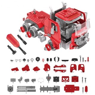WOOPIE Zestaw Konstrukcyjny Klocki Wóz Strażacki + Śrubokręt Woopie