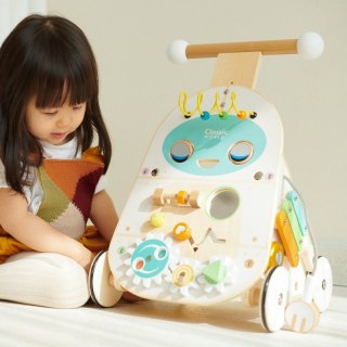 CLASSIC WORLD Chodzik Pchacz 4w1 Robot Walker dla Dzieci Ksylofon Lustro Sorter Classic World