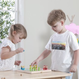 VIGA Drewniana gra Ludo Chińczyk Viga Toys