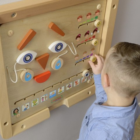 MASTERKIDZ Tablica Edukacyjna Jak Się Czujesz? Nauka Emocji Montessori Masterkidz