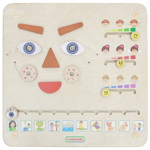 MASTERKIDZ Tablica Edukacyjna Jak Się Czujesz? Nauka Emocji Montessori Masterkidz