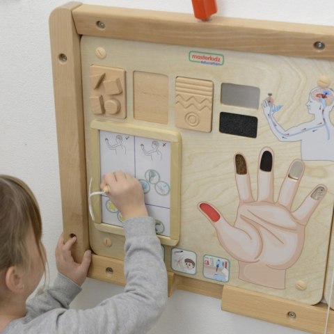 MASTERKIDZ Tablica Edukacyjna Zmysł Dotyku Montessori Masterkidz