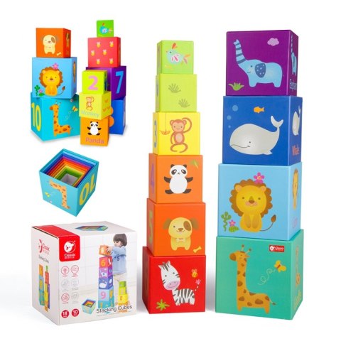 CLASSIC WORLD Magic Box Blocks Puzzle Tower Box Educational Toy Classic World