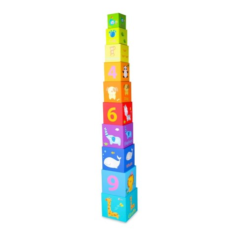 CLASSIC WORLD Magic Box Blocks Puzzle Tower Box Educational Toy Classic World