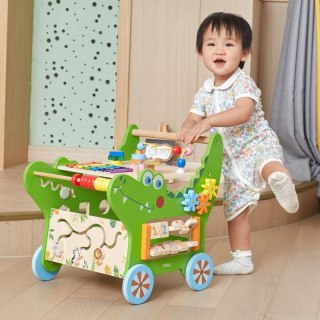 VIGA Drewniany Pchacz Edukacyjny Krokodylek 12w1 Viga Toys