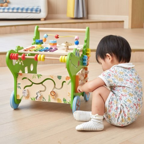 VIGA Drewniany Pchacz Edukacyjny Krokodylek 12w1 Viga Toys