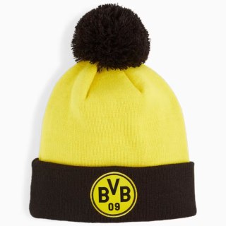 Czapka Puma Borussia Dortmund Pom Pom Beanie 025552-01 żółty one size