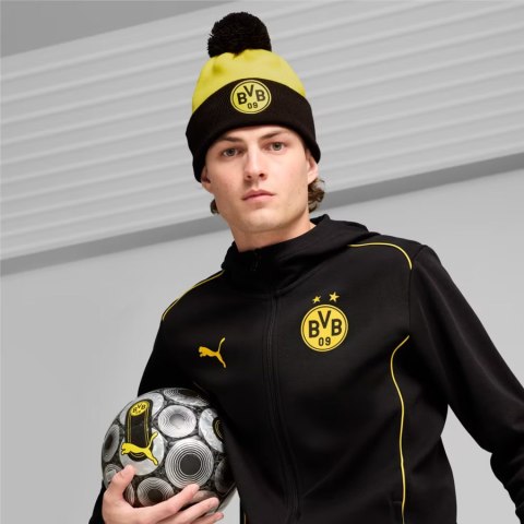 Czapka Puma Borussia Dortmund Pom Pom Beanie 025552-01 żółty one size