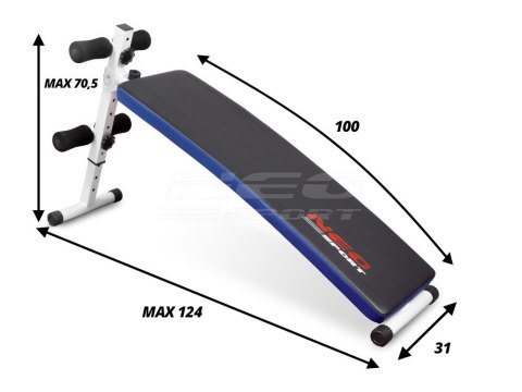 Ławeczka skośna do ćwiczeń Neo-Sport NS-05 Neo-Sport